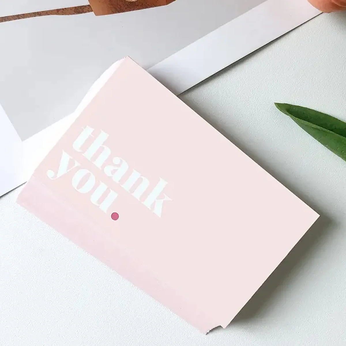50pcs Thank You Card Small Business for Wedding Party Baby Shower Card,Thank You Notes Thanksgiving ,Graduation Party 2025