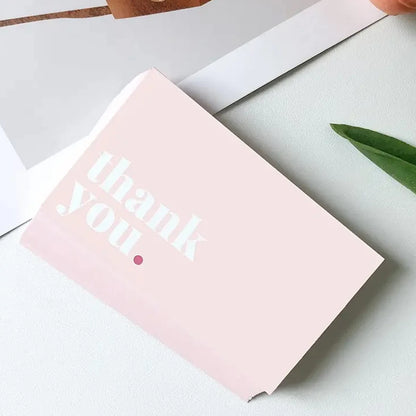 50pcs Thank You Card Small Business for Wedding Party Baby Shower Card,Thank You Notes Thanksgiving ,Graduation Party 2025