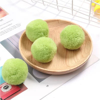 Multi Size Pom Piel 15mm/20mm/25mm/30mm/40mm Soft Pompones Fluffy Plush Crafts DIY Pom Pom Bal Wedding Sewing Party Accessori
