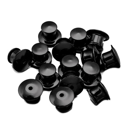 10-20Pcs/Lot Metal Locking Pin Back Locking Pin Keeper Clasp For DIY Backing Brooch Lapel Pin Badge Tie Jewelry Accessories