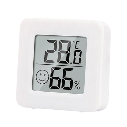 LCD Desktop Alarm Clock Transparent Calendar Weather and Digital Temperature and Humidity Display Home Appliance Smart Life -