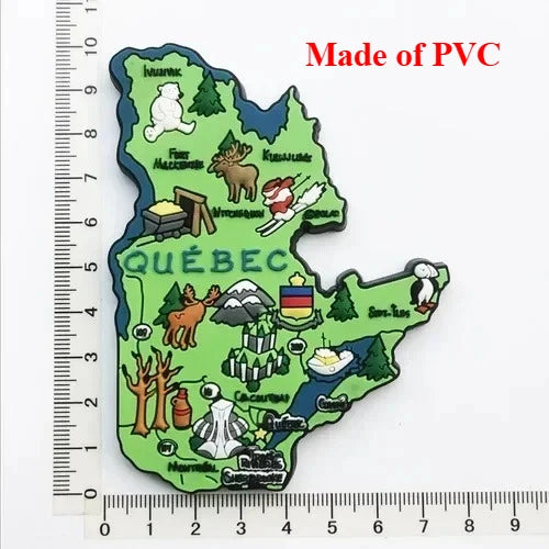 Canada Tourist Souvenir Fridge Magnets Ottawa Victoria Limeau Bridge Vancouver Quebec Toronto Bear Moose Maple Leaf Stickers 