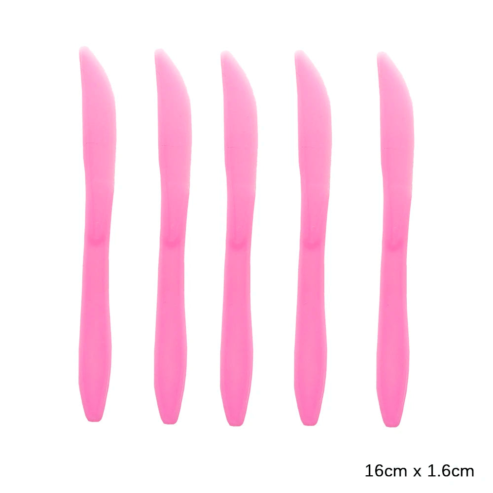 Disposable Knife Fork Spoon Cutlery Set Pink Blue Disposable Tableware Birthday Party Decorations Wedding Baby Shower Supplie