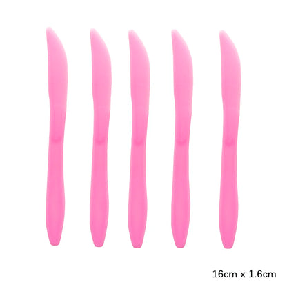 Disposable Knife Fork Spoon Cutlery Set Pink Blue Disposable Tableware Birthday Party Decorations Wedding Baby Shower Supplie