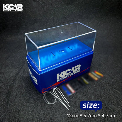 1/64 Acrylic Model Car Display Case Box - Clear Cover for Collectibles Gift (No Car Included) 1pcs