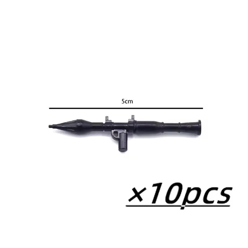 Military Weapons Figures Mini Accessories Light Machine Guns MOC Soldiers Army Brinquedos No Playmobil Building Block Boy Toy