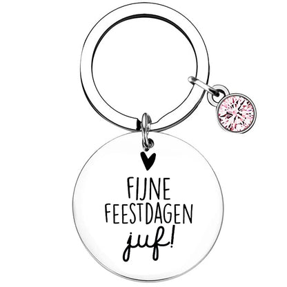 Dutch liefste juf Teacher Gifts for Women Teacher Keychain Teacher Appreciation Gifts thank You Gifts for Teachers - 17