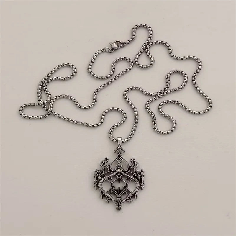 Vintage Cross Pendant Necklace Unisex Versatile Simple Long Sweater Chain Hip Hop Accessory - 32