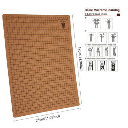 Wooden Crochet Blocking Board with Grid and Pins for Knitting Granny Squares Projects DIY Craft Gift for Beginners Adults - S