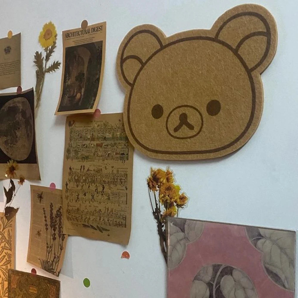 Cartoon Felt Board Cute Dormitory Background Decoration Photo Wall Felt Message Board Non Damaging Wall No Drilling