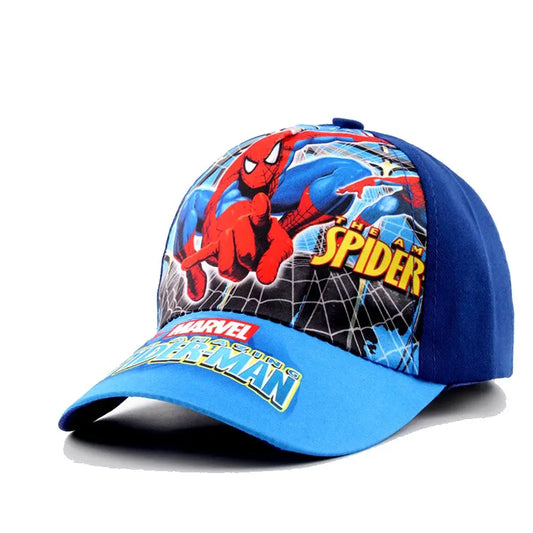 1 Pc Cartoon Baseball Cap Spider Man Action Figures Super Hero Hat Festival Party Supplies Gift Toy