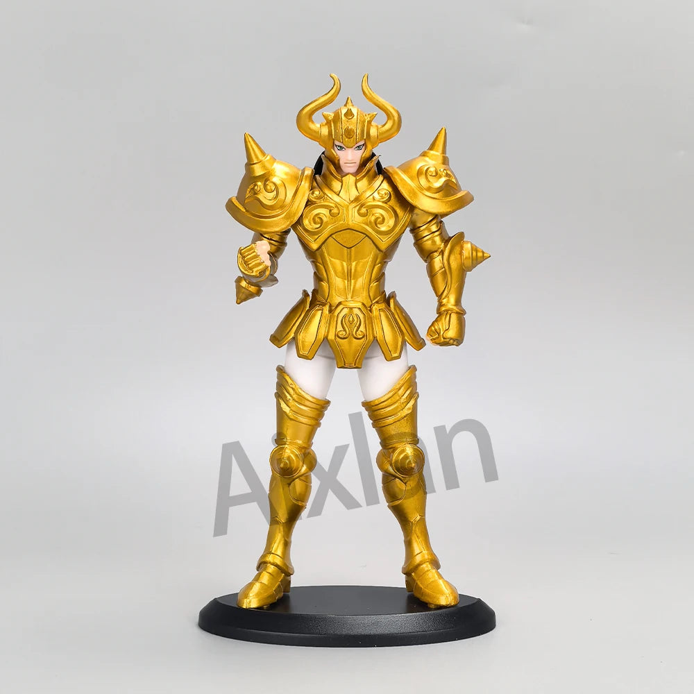 Gold Saint Seiya Figure Saint Sagittarius PVC Action Figure Libra Gemini 18CM Amine Toy Figurine Aixlan