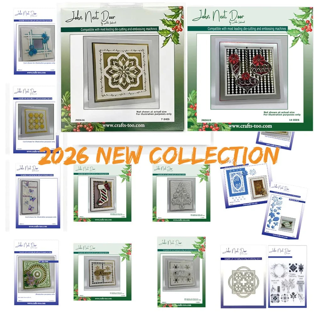 Birthday Numbers Cut Die Craft Corners Squares Frame Christmas Sock Festival Metal Cutting Dies Stamps DIY Scrapbook Embossed
