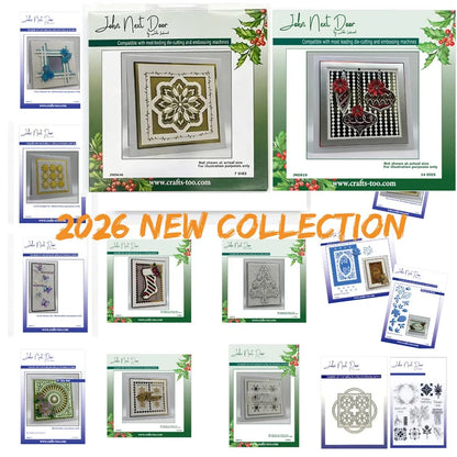 Birthday Numbers Cut Die Craft Corners Squares Frame Christmas Sock Festival Metal Cutting Dies Stamps DIY Scrapbook Embossed