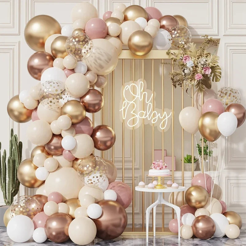 Balloon Garland Arch Kit Birthday Party Decoration Girl Birthday Foil Balloon Bridal baptism Decor Globos Wedding Party Suppl