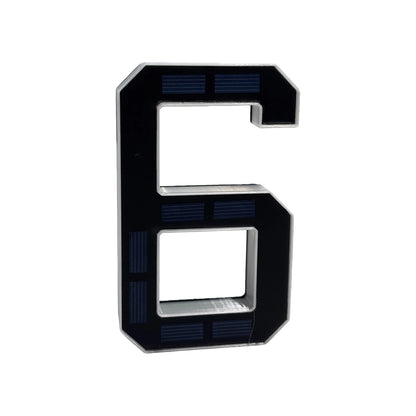 Personalized Solar Powered Address Number Waterproof Modern Address Number for Outside House Light Up Courtyard Hotel Bar