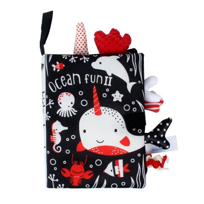 Black and White Cards High Contrast Baby Toys 0-36 Months Newborns Visual Stimulation Brain Development Learning Flash Cards