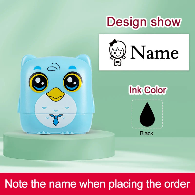 ‌Personalized Custom Name Stamp for Kids - Waterproof Durable School Stamp, Non-Fade Ink,Unique Educational Gift for Students