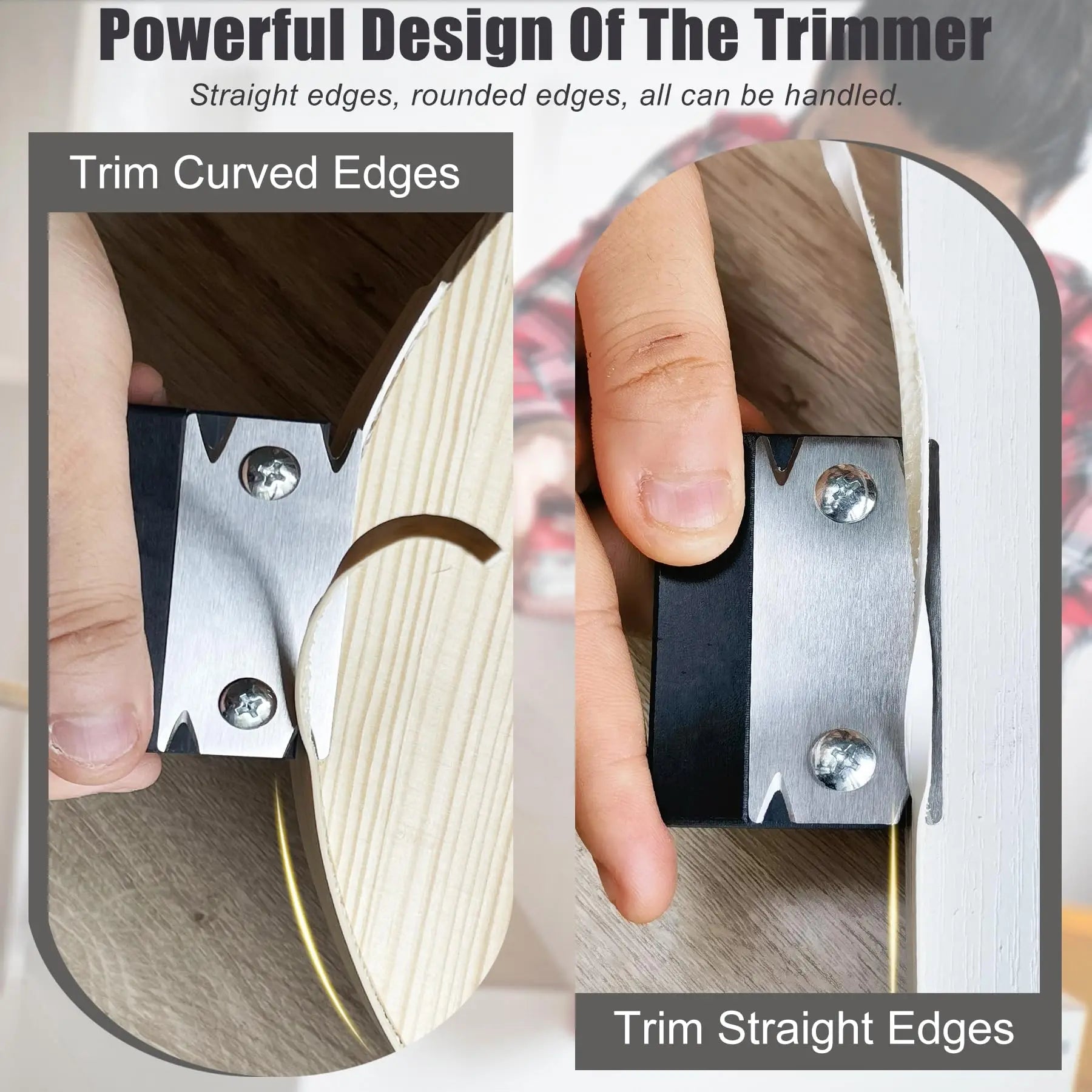 Trimmer Wood Chamfering Fillet Scraper Board Deburring Tool Trimming Knife Woodworking Edge Corner Planer Specialty Edge Band