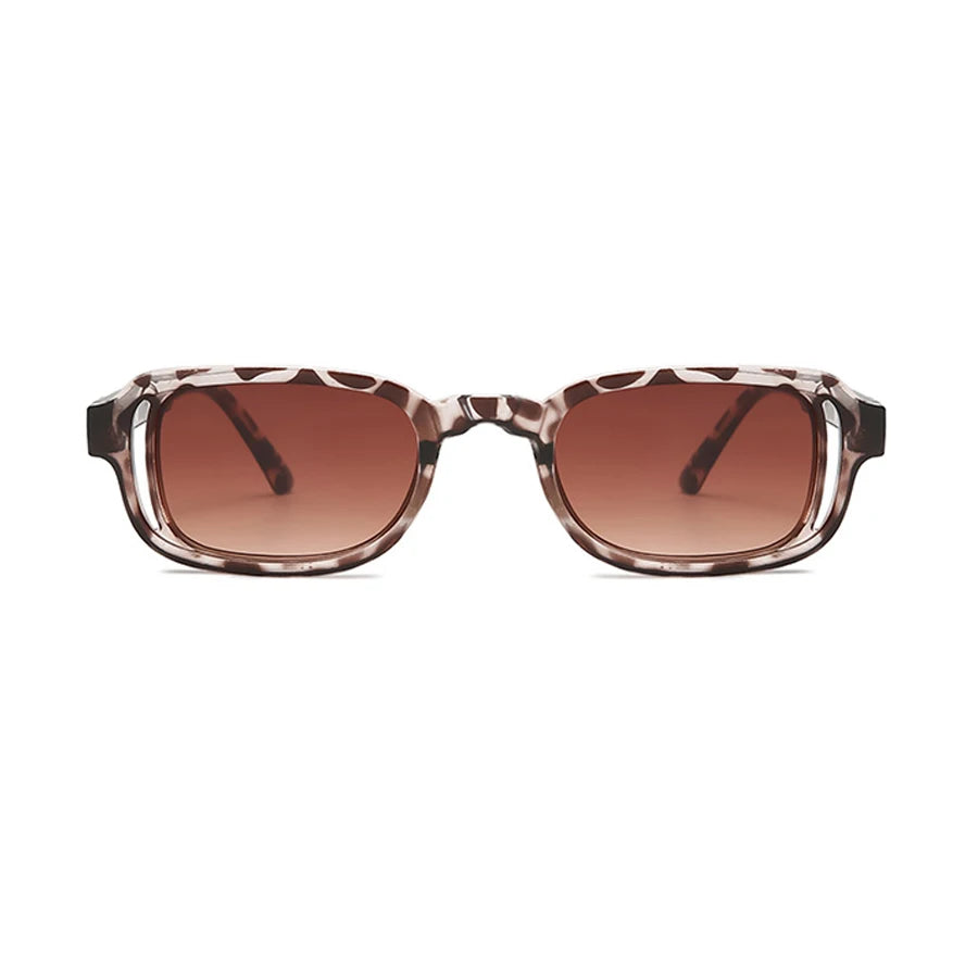 Luxurious Rectangle Sunglasses Women Oval Vintage Brand Designer Square Sun Glasses UV400 Men Shades Female Eyewear Anti-glar