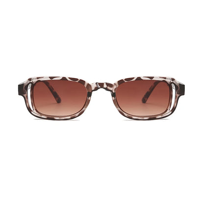Luxurious Rectangle Sunglasses Women Oval Vintage Brand Designer Square Sun Glasses UV400 Men Shades Female Eyewear Anti-glar