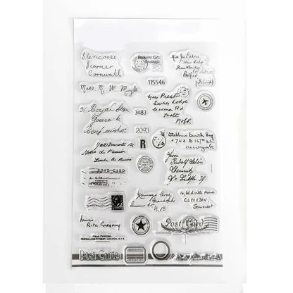 2026 New A6 Clear Stamps Identity Card Design DIY Scrapbook Journal Album Card Making Supplies - only stamp 38