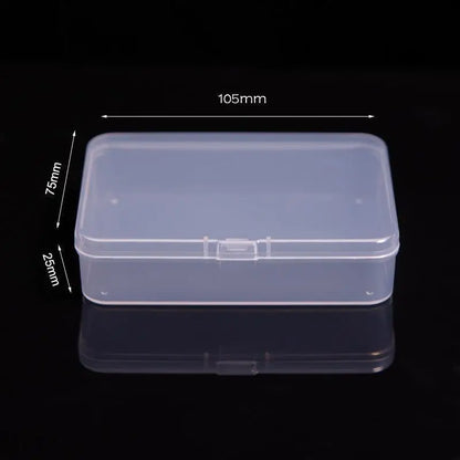 Mini Plastic Box Rectangular Box Translucent Box Packing Box Storage Box Dustproof Solid Strong Jewelry Storage Case Containe