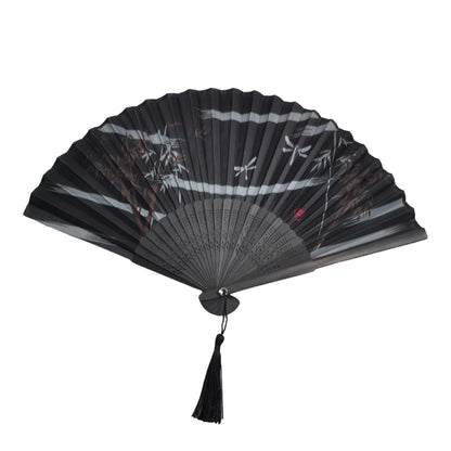 Folding Hand Fan Weddings Traditional Chinese Japanese Korean Art Craft Gift Bamboo Room Dance Props Wood Fans Home Decoratio