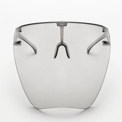 Full Face Sunglasses Mask Women Men Protective Faceshield Glasses Goggles Covered Spherical Lens Anti-Spray Cycling Sunglasse