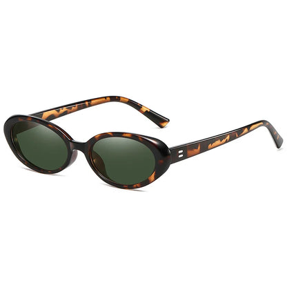 Small Oval Sunglasses for Women's Vintage Design Sun Glasses Shades Female Sexy Retro Punk Men Sunglass Outdoor Trendy Eyewea