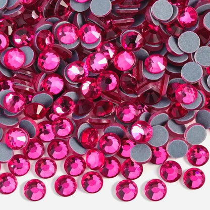 Bobohoo DMC SS6-SS30 Crystal Stones HotFix Rhinestone Glitter Crystal Strass Iron On Rhinestones For Garment Clothing Dress -