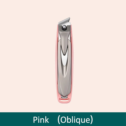 Colorful Nail Clippers Anti-Splash Nail Cutter Detachable Design Fingernail Clippers Stainless Steel Manicure Nail Tool - Pin