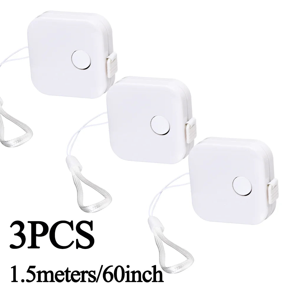 Sewing Tape Measure Dual Sided Retractable Ruler with Push Button Ruler for Weight Loss Medical Body Measurement Tailor Tool 