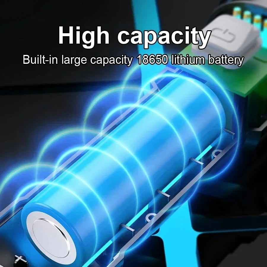 100000LM Super Bright Flashlight Rechargeable LED Torch Long Range Tactical Lamp for Outdoor Waterproof Camping Fishing Lante