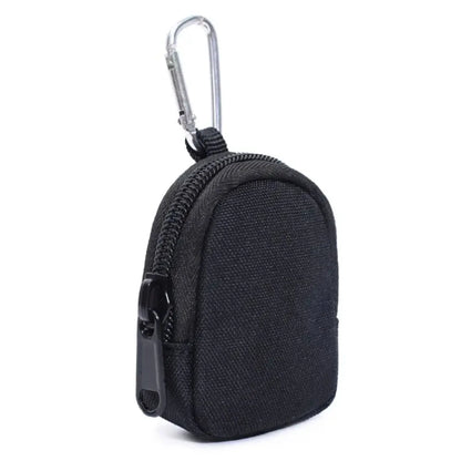 Tactical EDC Pouch Key Wallet Holder Men Coin Purses Pouch Bag Keychain Zipper Pocket Outdoor Key Bag - Black