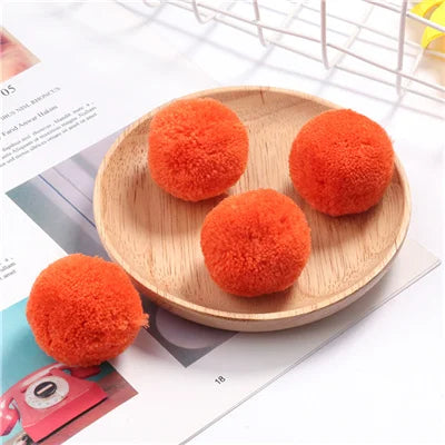 Multi Size Pom Piel 15mm/20mm/25mm/30mm/40mm Soft Pompones Fluffy Plush Crafts DIY Pom Pom Bal Wedding Sewing Party Accessori
