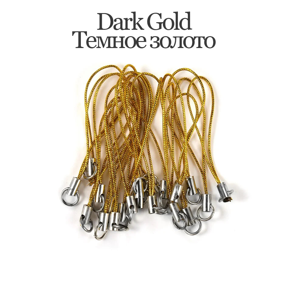 20/50/100Pcs Lanyard Lariat Strap Cords Lobster Clasp Rope Keychain Hooks Mobile Set Charms Keyring Pendant Key Ring Accessor