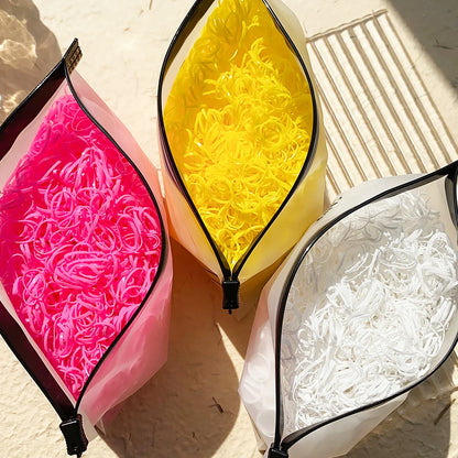 500/1000/2000pcs Girls Colourful Disposable Rubber Band Hair Ties Headband Children Ponytail Holder Bands Kids Hair Accessori