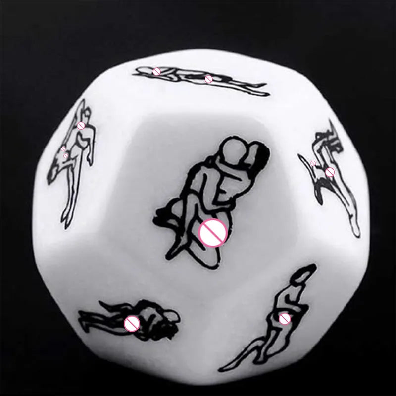 12 Sides Sexy Funny Dice Party Gifts Cubes Adults Love Humour Gambling Sex Romance Erotic Kama Sutra Craps Sexy Games Dices T