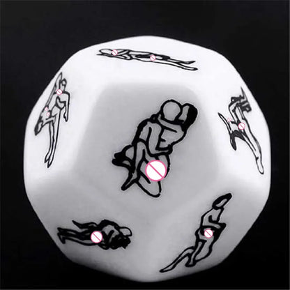12 Sides Sexy Funny Dice Party Gifts Cubes Adults Love Humour Gambling Sex Romance Erotic Kama Sutra Craps Sexy Games Dices T