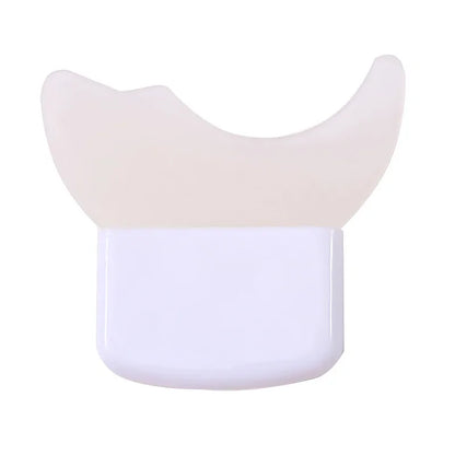 Multi-functional Eyeliner Stencil Wing Tips Silicone Eyeliner Aid Drawing Lipstick Wearing Aid Reusable Makeup Tools - White 