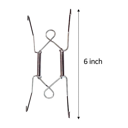 Plate Hanger for Wall Durable Dish Display Holders Plate Spring Hook Holder for Antique China Art Supplies Antique Plates