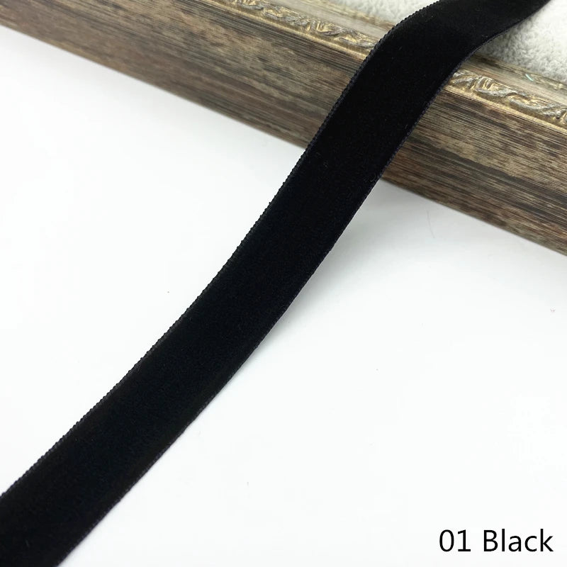 6-38mm Velvet Ribbon Wedding Party Decoration Handmade Gift Wrapping Hair Bowknot DIY Christmas #RoLi03
