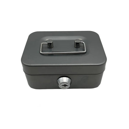 New creative portable piggy bank storage box small size with key storage box coin box with lock piggy bank - C