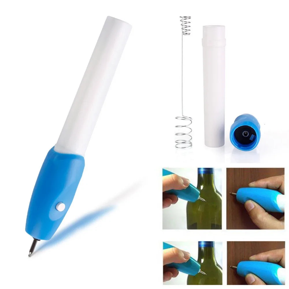 Electric Engraving Engraver Pen Carve DIY Tool For Jewelry Metal Glass Plastic Wood