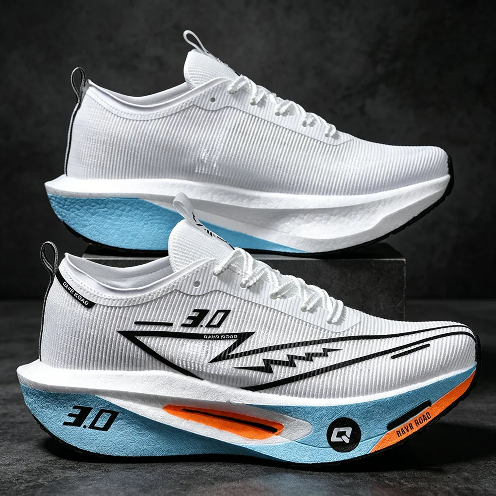 Men Running Shoes Carbon Board Marathon Sports Speciality Breathable Lightweight Women's Comfortable Athletic Nonskid Sneaker