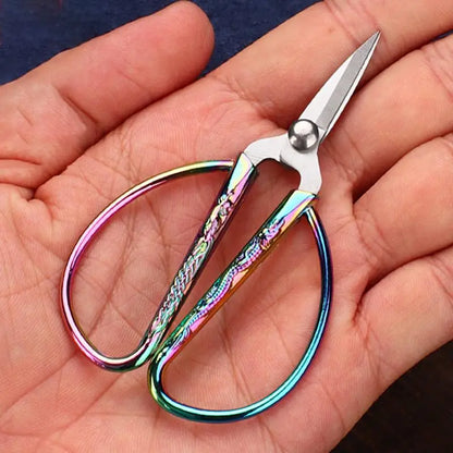 Mini Stainless Steel Scissors Vintage Tailor Scissors Durable Embroidery Scissors Fabric Thread Cutter Craft Tool For Sewing 