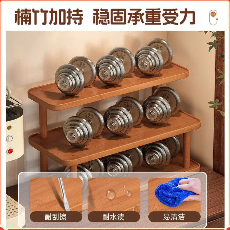 Mid-century Vintage Coffee Mug Holder Multi-layer Desktop Cup Display Rack Space Saving Kitchen Table Decor Storage Organizer