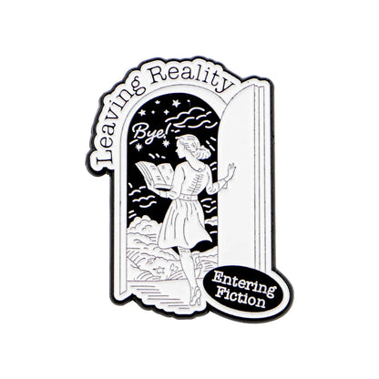 Book Lover Enamel Pin Cute Reading Themed Brooch "Just One More Chapter" Lapel Pins for Backpacks Bookworm Gift - 28