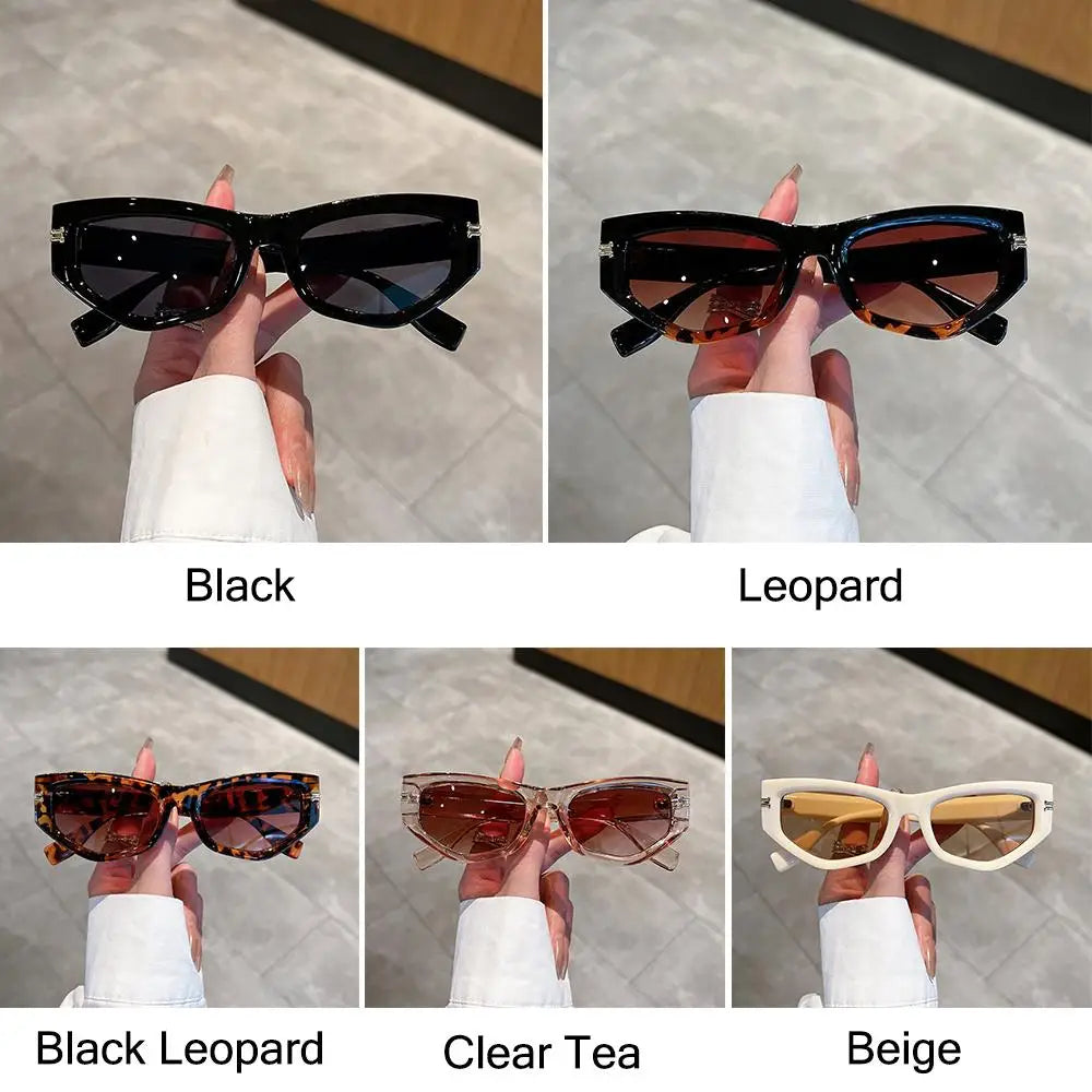 Vintage Cat Eye Sunglasses for Women New in Fashion Gradient Women Black Shades Trendy Chic Designer Sun Glasses